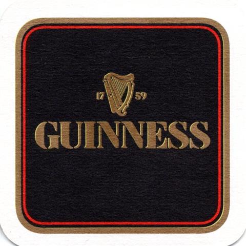 dublin l-irl guinness guinness gleich 1ab (quad185-schrift gold-rand schmler) 